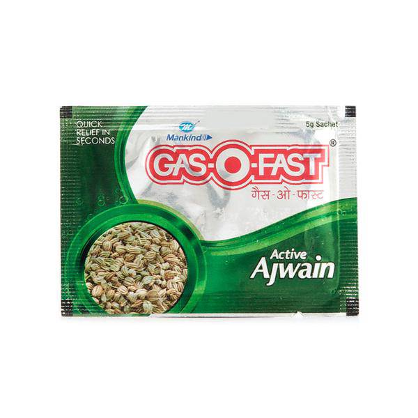 Gas O Fast Active Ajwain 5 gm (PACK OF 10) - ANJANI MEDICAL