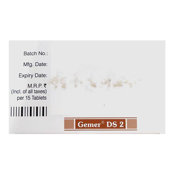 GEMER DS 2 Tablet 15's - ANJANI MEDICAL