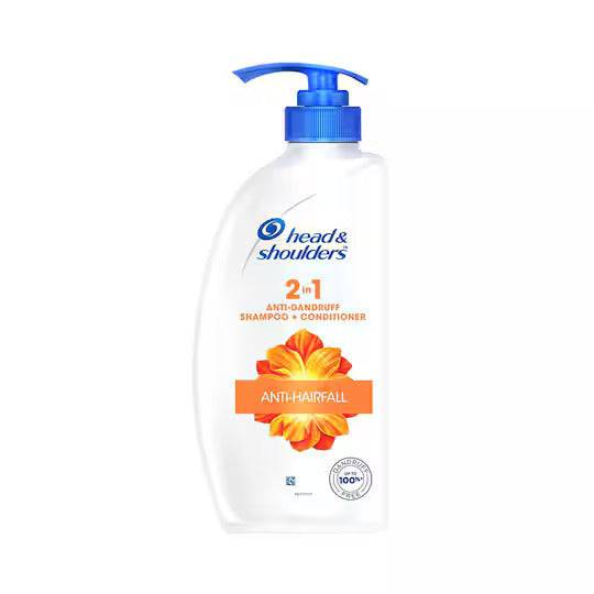 Head & Shoulders 2-In-1 Anti-Hairfall Anti-Dandruff Shampoo + Conditioner (650ml) - ANJANI MEDICAL