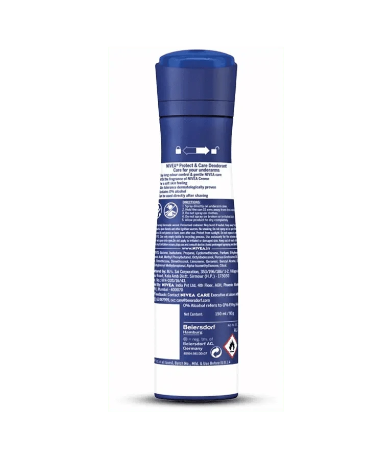 NIVEA Protect & Care Deodorant Spray - ANJANI MEDICAL