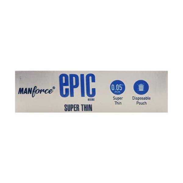 Manforce Epic Desire Super Thin Condoms - Skin Chocolate 3's - ANJANI MEDICAL