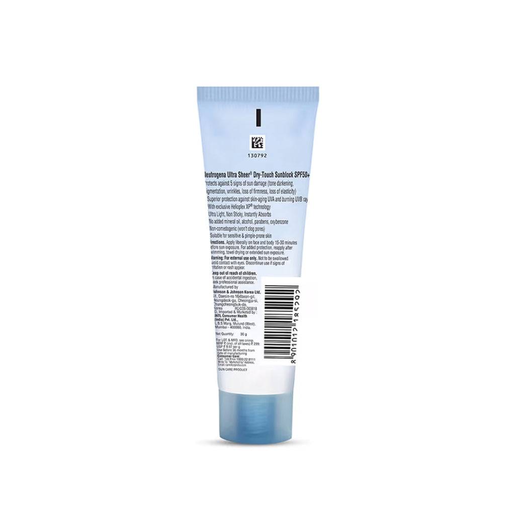 Neutrogena® Ultra Sheer Dry Touch Sunscreen SPF 50+ 80g - ANJANI MEDICAL