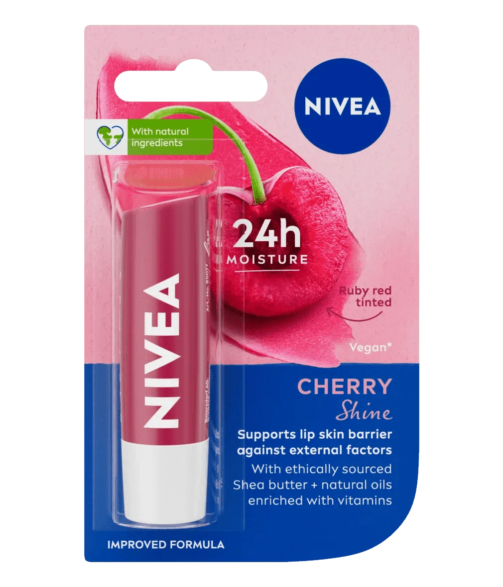 NIVEA Cherry Shine Lip Balm - ANJANI MEDICAL