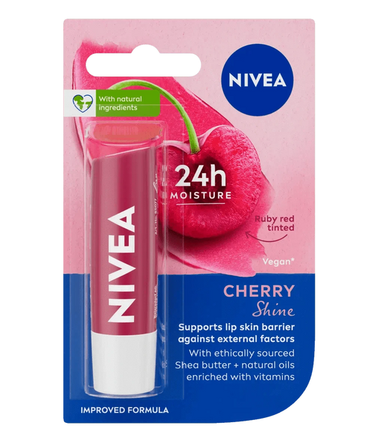 NIVEA Cherry Shine Lip Balm - ANJANI MEDICAL