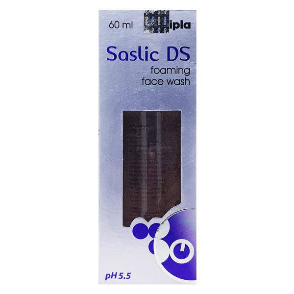 Saslic DS Face Wash Foam 60ml - ANJANI MEDICAL