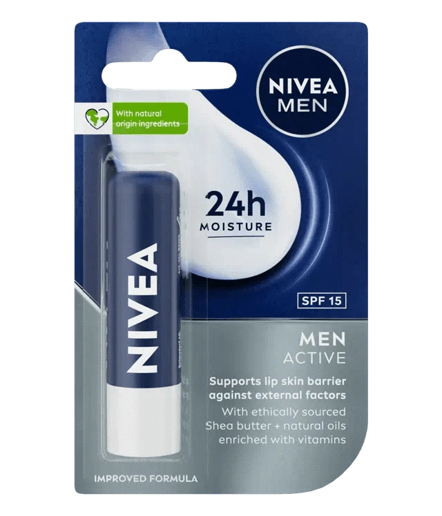 NIVEA Men Active Lip Balm - ANJANI MEDICAL