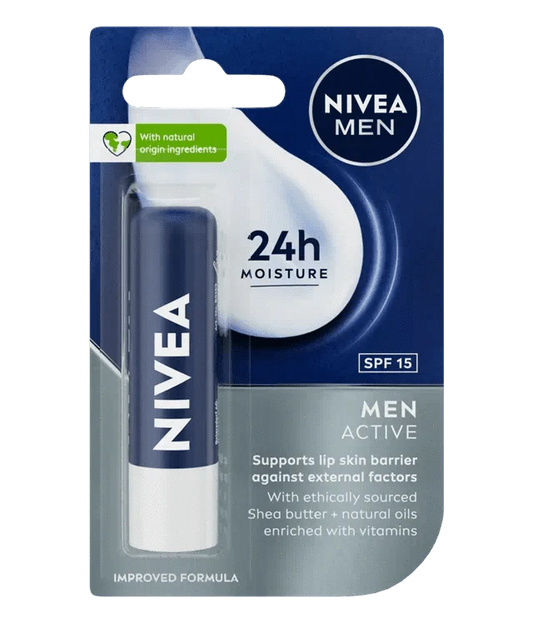 NIVEA Men Active Lip Balm - ANJANI MEDICAL