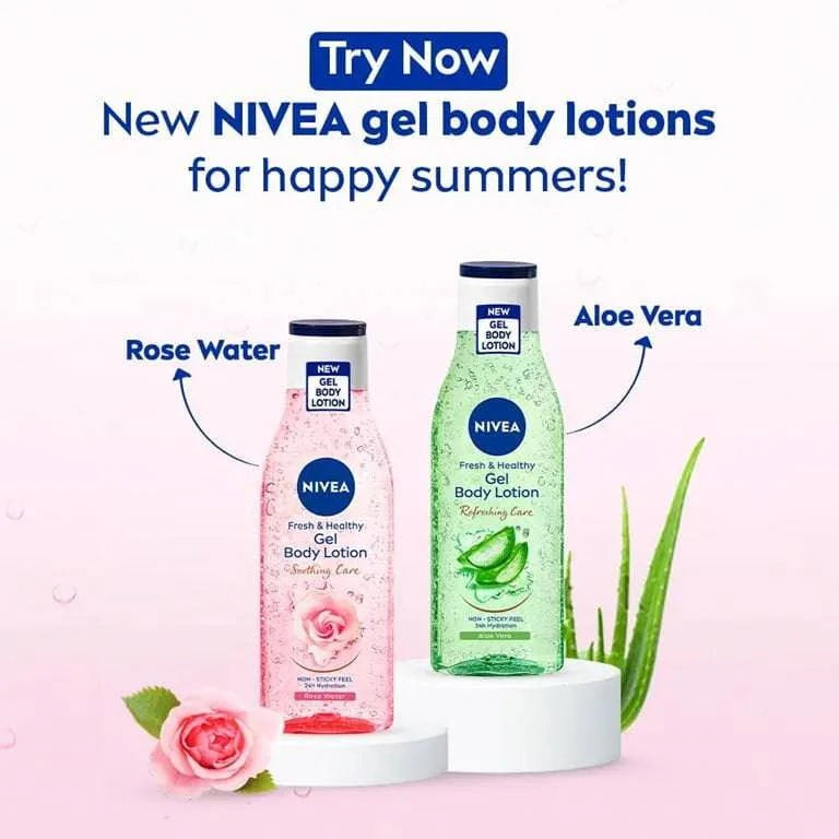 NIVEA Rose Gel Body Lotion  400 ml - ANJANI MEDICAL