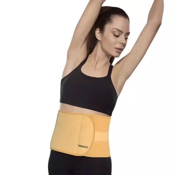 NXAID-Abdominal Belt (8") |Supports the Weak Abdominal Muscles to Relieve Pain (Beige) - ANJANI MEDICAL